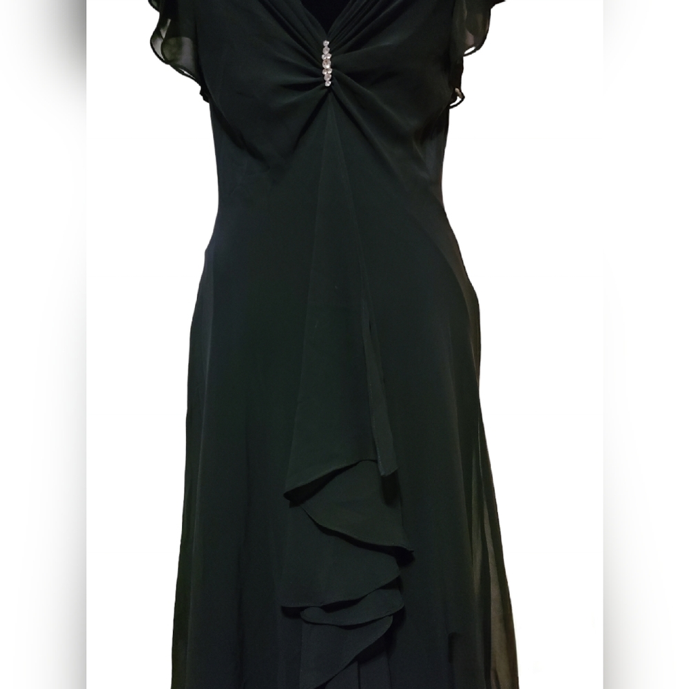 S.L. Fashions size 6 black dress - Picture 7 of 9